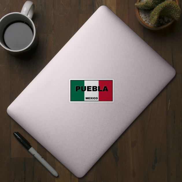 Puebla City in Mexican Flag Colors by aybe7elf